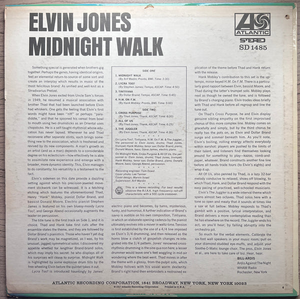 Elvin Jones – Midnight Walk