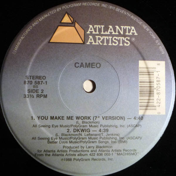 Cameo – You Make Me Work