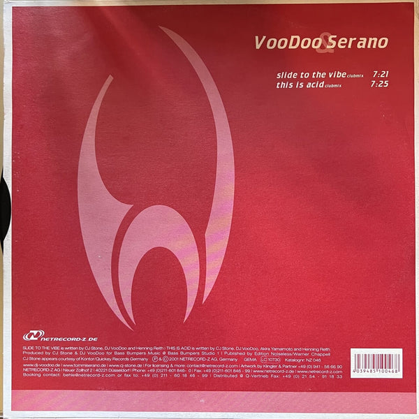 Voodoo & Serano - Slide To The Vibe / This Is Acid (12")