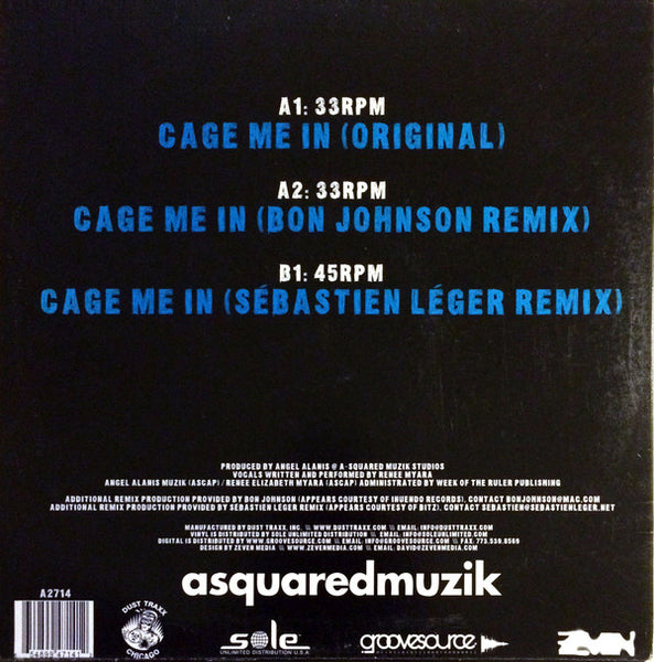 Angel Alanis Featuring Renee* – Cage Me In