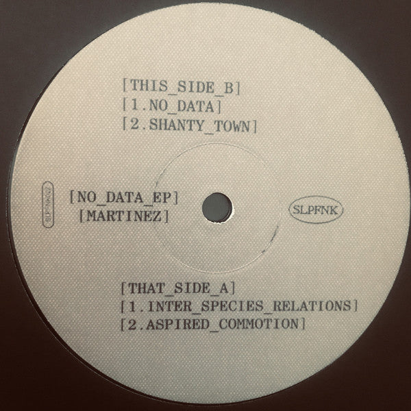 Martinez – No Data EP