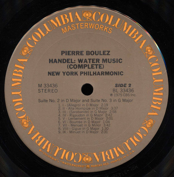 Handel - Pierre Boulez, New York Philharmonic – Pierre Boulez- Handel: Water Music