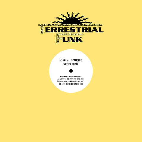 System Exclusive – Summertime 12" record command center records