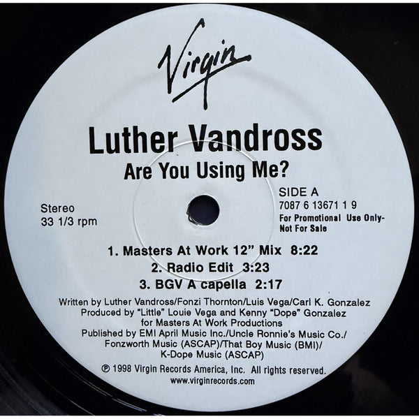 Luther Vandross – Are You Using Me?