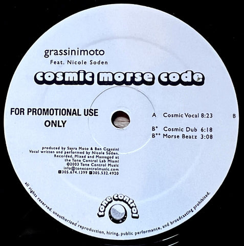 Grassinimoto Grassinimoto  Read More  – Cosmic Morse Code