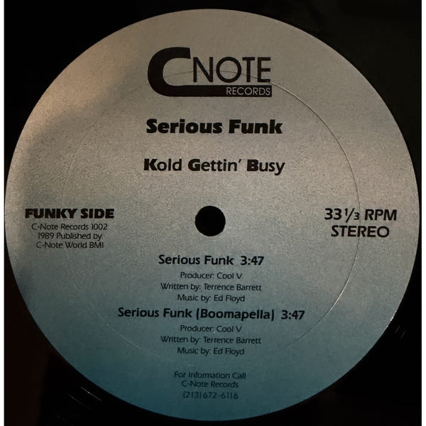 Kold Gettin' Busy – Serious Funk