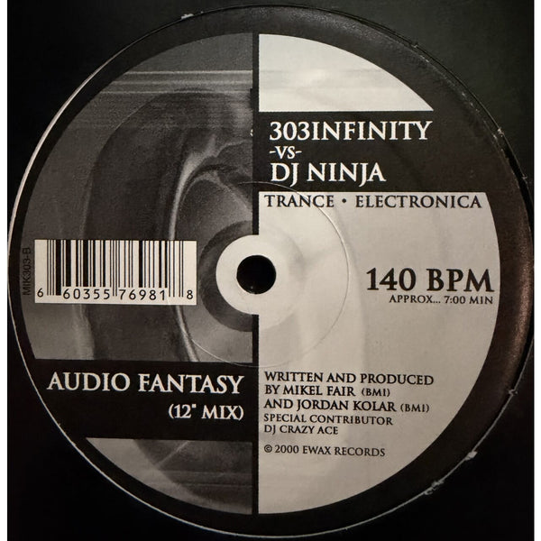 303infinity Vs. DJ Ninja ‎– Tranceformations / Audio Fantasy (Near Mint)