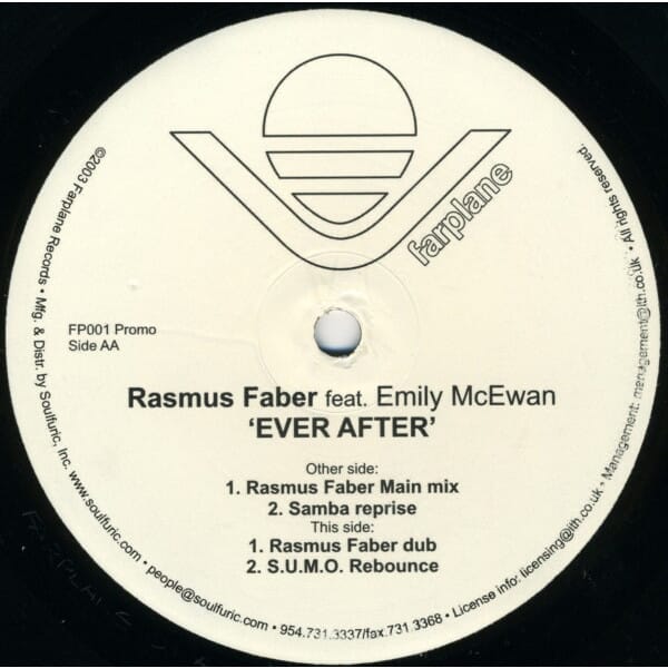 アナログ　レア盤 Rasmus FaberラスマスフェイバーEVER AFTER Rasmus Faber Feat Emily McEwan | Ever After (2010 Vocal Mix) - YouTube