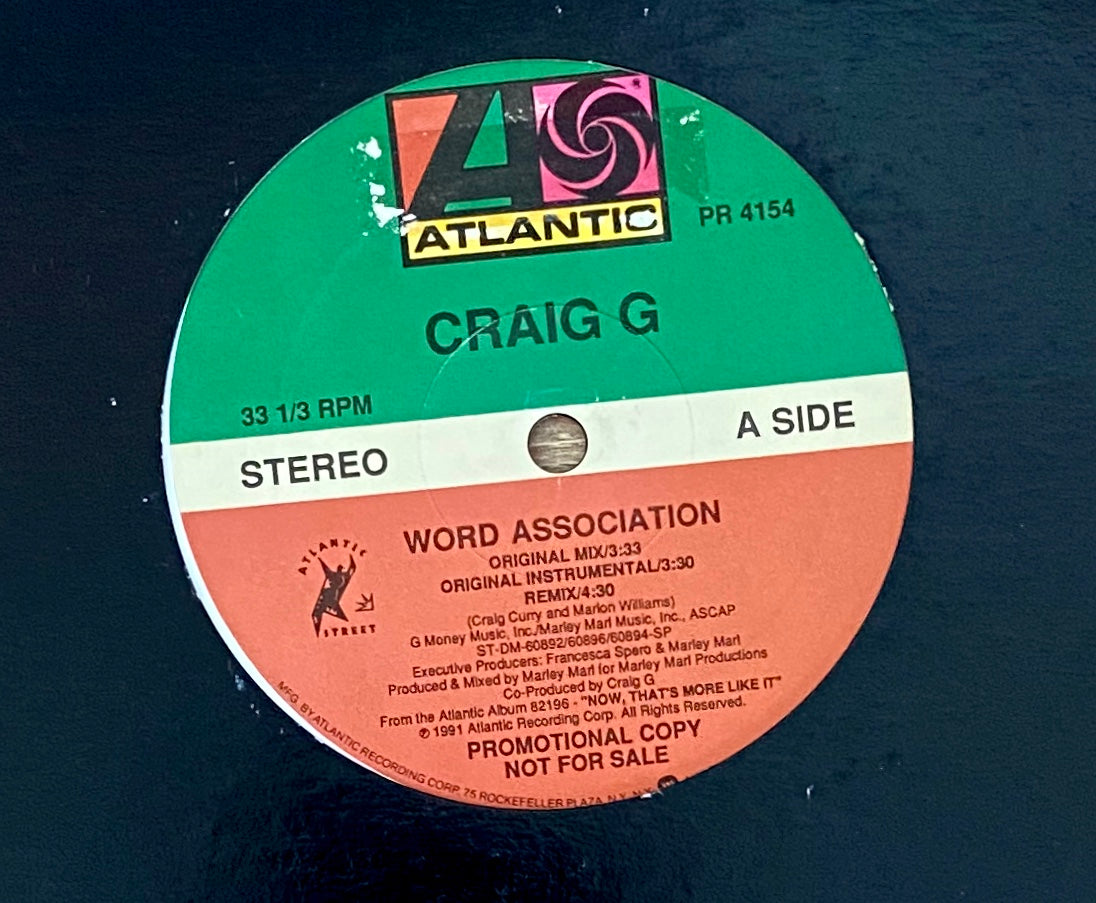 Craig G ‎– Word Association
