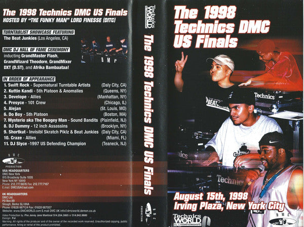 The 1998 Technics DMC US Finals