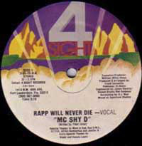 MC Shy D ‎– Rapp Will Never Die