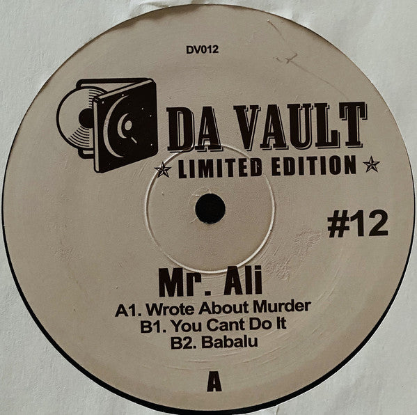 Mr. A.L.I. ‎– Da Vault #12