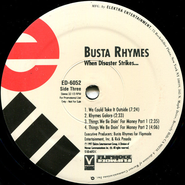 Busta Rhymes ‎– When Disaster Strikes...
