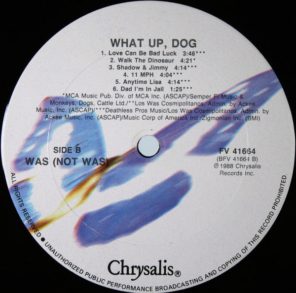 Was (Not Was) ‎– What Up, Dog?