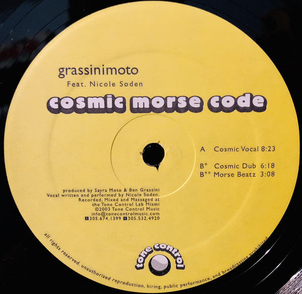 Grassinimoto ‎– Cosmic Morse Code