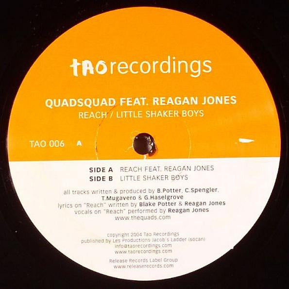 Quadsquad Feat. Reagan Jones - Reach / Little Shaker Boys