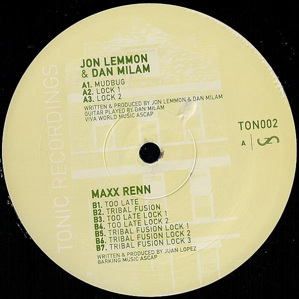 Jon Lemmon & Dan Milam / Maxx Renn ‎– Mudbug / Too Late
