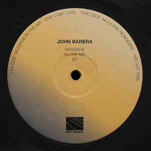 John Barera - Message In The Air EP